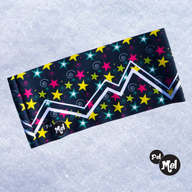 Bandeau chaud original coloré pour le trail, running, vélo, ski de randonnée. Fabriqué en Savoie, France.
