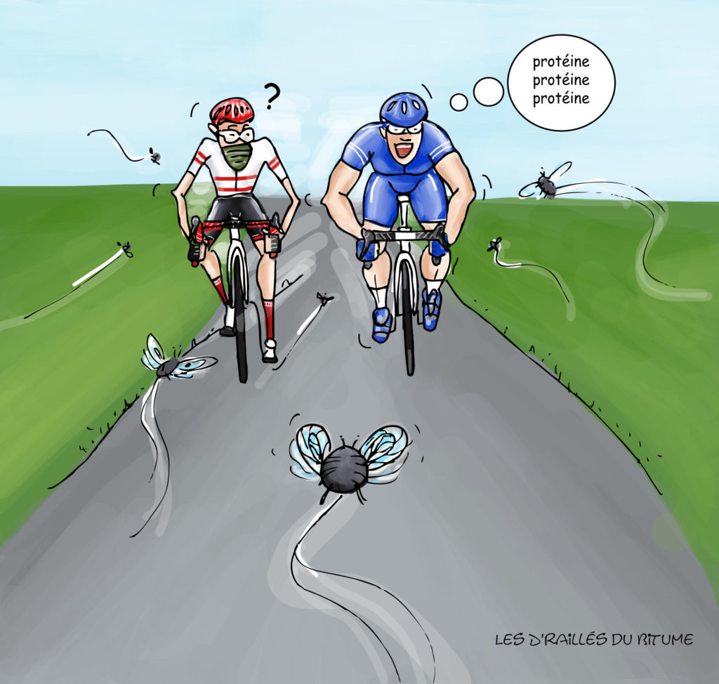 Dessin humoristique sur le vélo