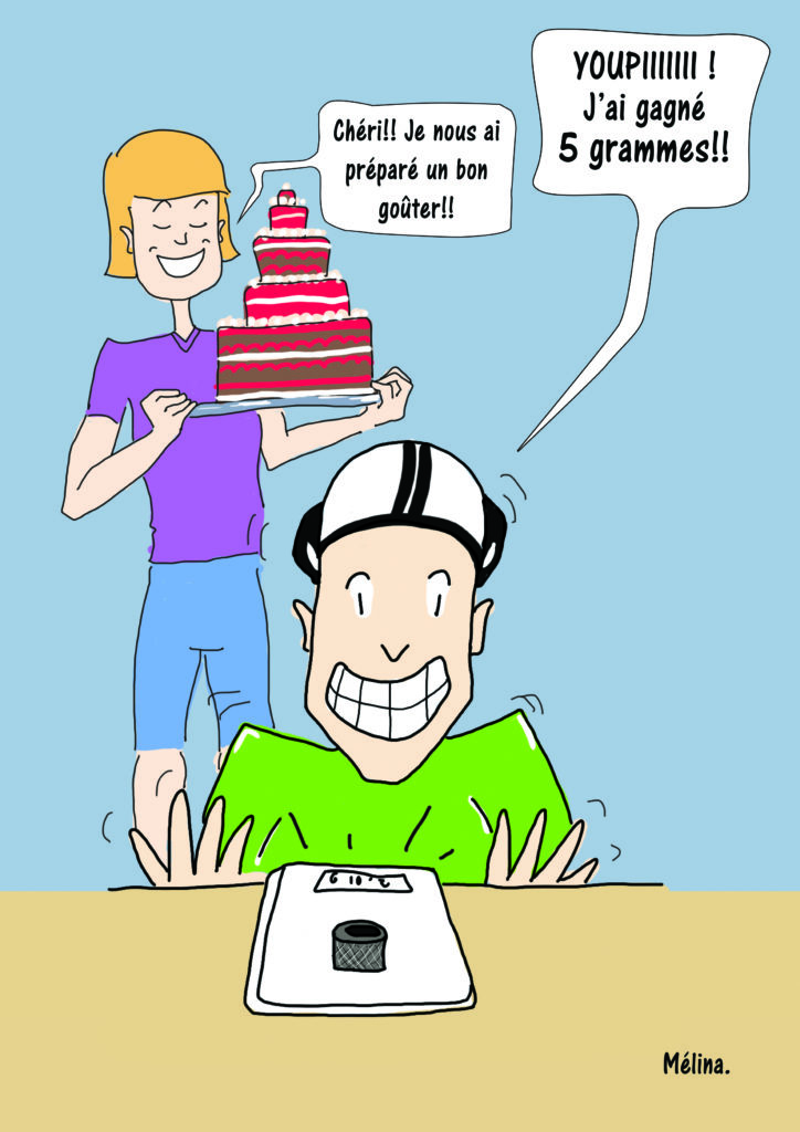 Dessin humour triathlon cyclisme